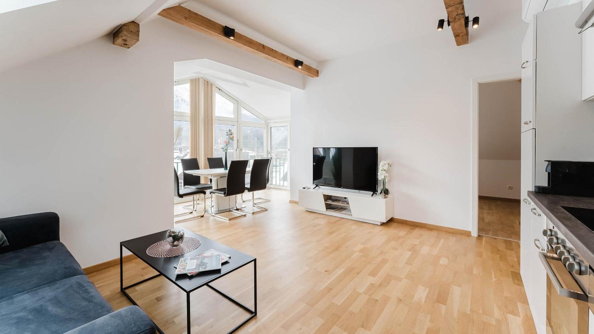 Moderne Ferienwohnung Mit Bergblick Bad Goisern Exterior photo